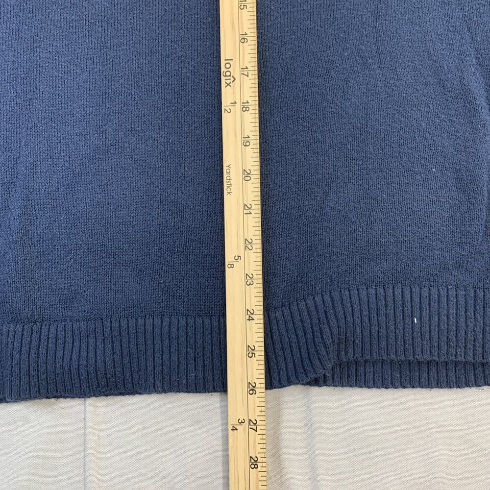 Vintage Abercrombie & Fitch Wool Blend Blue Double Moose Sweater Med - Picture 8 of 9
